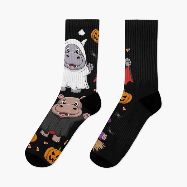 Item preview, Funny Hippo Ghost Witch Zombie Halloween designed and sold by ShelFisher.