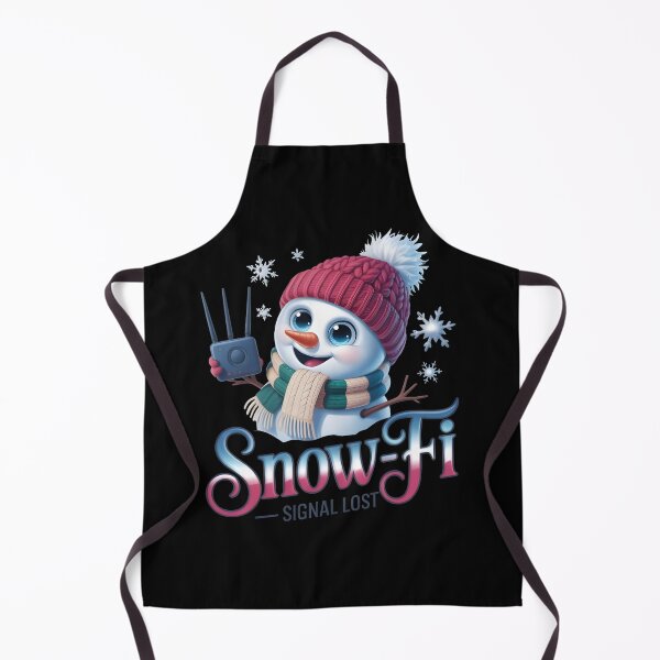 Item preview, Snow-Fi – Funny Snowman Winter Internet Pun Design designed and sold by SoftyDesigns.