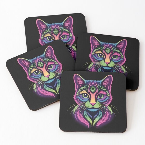 Item preview, Festive Mardi Gras Cat designed and sold by AsteriskDatBArt.
