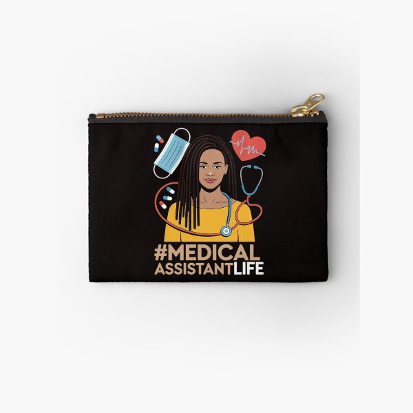 Item preview, Medical Assistant Afro Woman Proud Black History designed and sold by LapFemile.