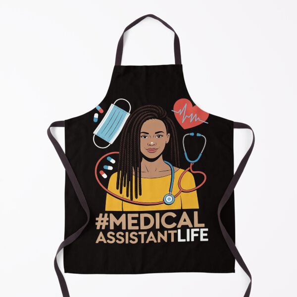 Item preview, Medical Assistant Afro Woman Proud Black History designed and sold by LapFemile.