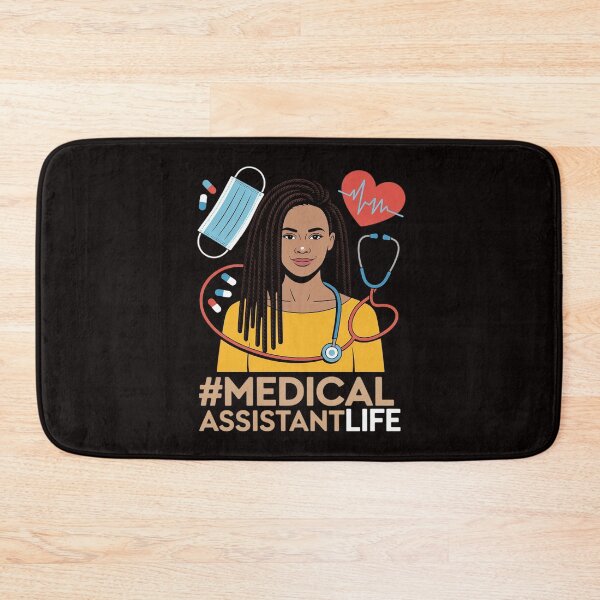 Item preview, Medical Assistant Afro Woman Proud Black History designed and sold by LapFemile.