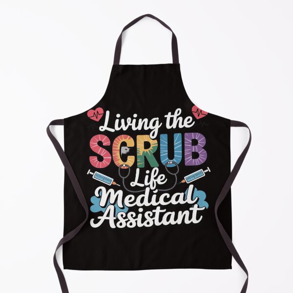 Item preview, Living The Scrub Life Tie Dye Hippie Medical Assistant designed and sold by LapFemile.