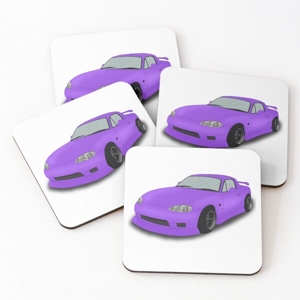 Item preview, Purple Mazda MX5 designed and sold by Cl03xoart.