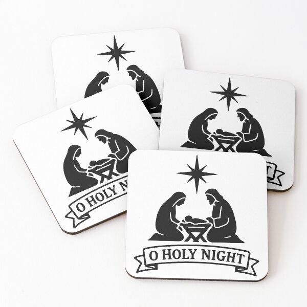 Aperçu de l'œuvre Noël chrétien o sainte nuit créée et vendue par Uglyandcute.