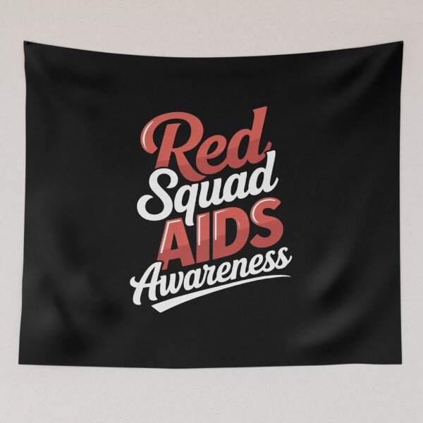 Item preview, Aids Awareness HIV Disease Stigma Support Red Squad designed and sold by SIGORDESIGN.