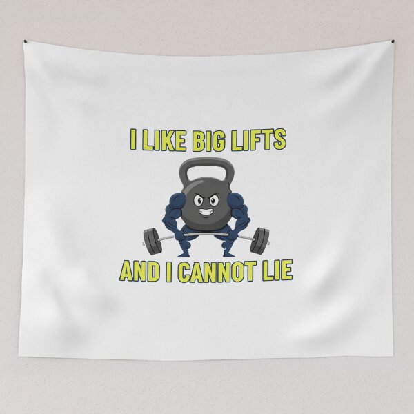 Item preview, I Like Big Lifts And Cannot Lie Funny Weightlifting Quote designed and sold by chattsuede.