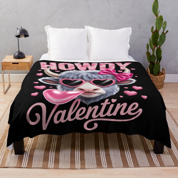 Item preview, Howdy Valentine Cow Western Cowboy Valentine's Day designed and sold by AsteriskDatBArt.