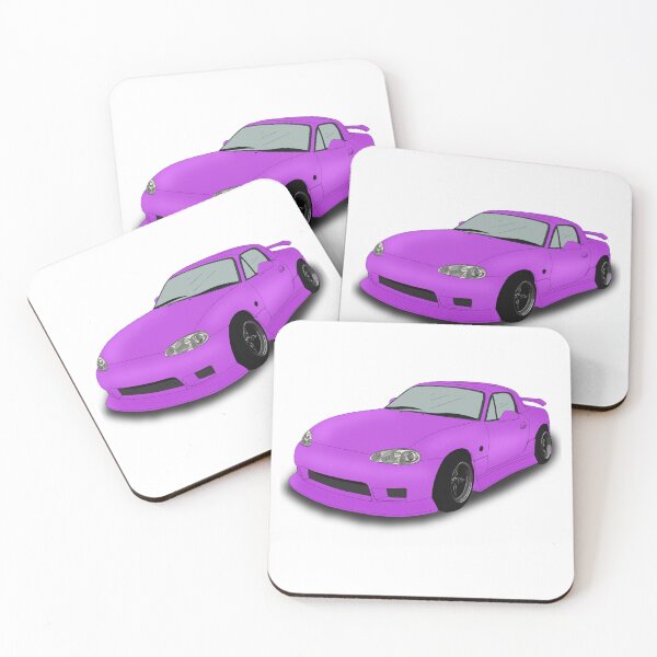 Item preview, Purple Mazda MX5 designed and sold by Cl03xoart.