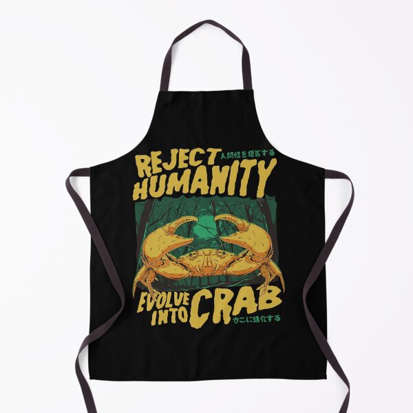 Item preview, Reject Humanity Evolve into Crab Japanese Vintage designed and sold by jakaun.