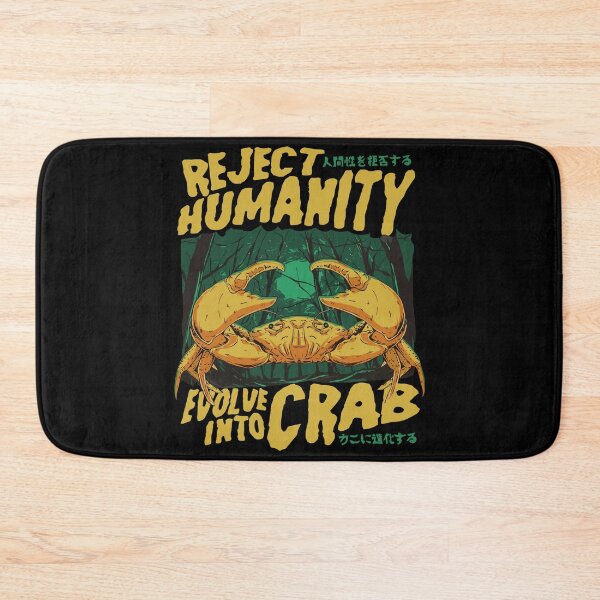 Item preview, Reject Humanity Evolve into Crab Japanese Vintage designed and sold by jakaun.