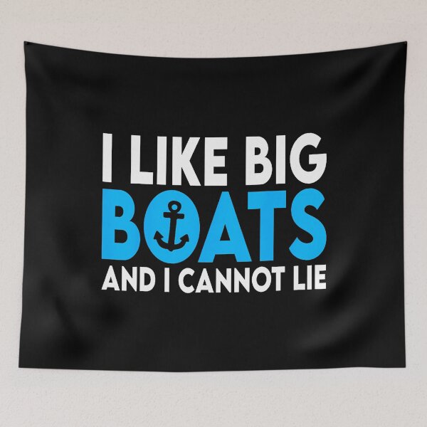 Item preview, I Like Big Boats And I Cannot Lie Funny Cruise Ship designed and sold by BrandyMegan.