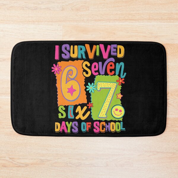 Item preview, I Survived 67 Days Of School Six Seven Retro Vibes Teachers Students designed and sold by jakaun.