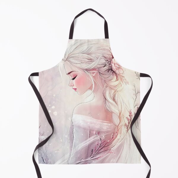 Item preview, Princess in Frosty Pink Winter Wonderland Forest – Fairytale Wall Art designed and sold by ChuChiDesign.