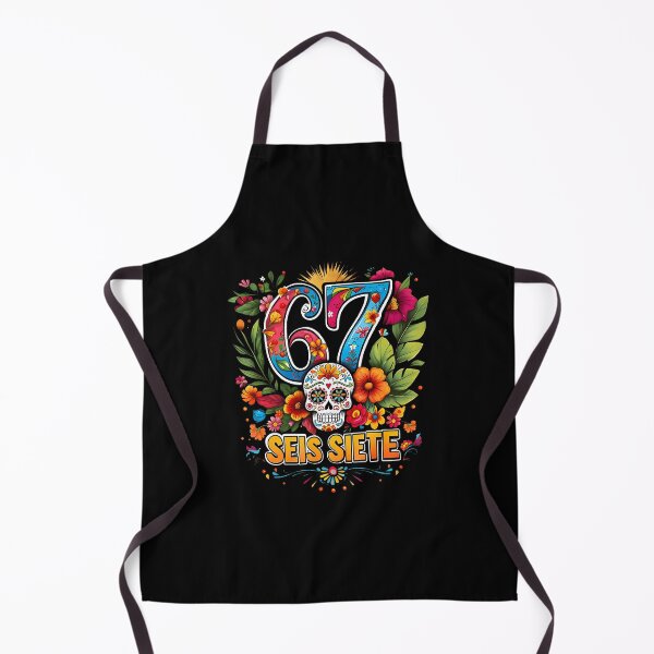 Item preview, 67 Seis Siete Colorido diseño de arte popular mexicano Meme designed and sold by SheilaAnjelica.