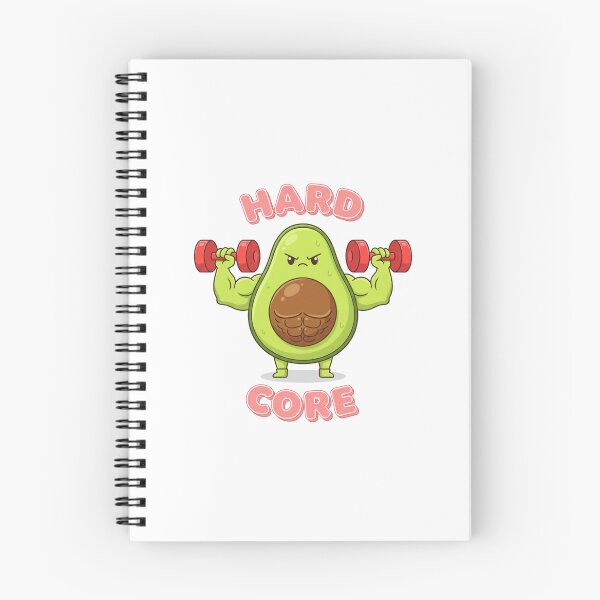 Item preview, Hard Core Avocado New Year Workout Humor designed and sold by chattsuede.