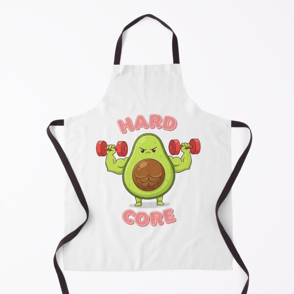 Item preview, Hard Core Avocado New Year Workout Humor designed and sold by chattsuede.
