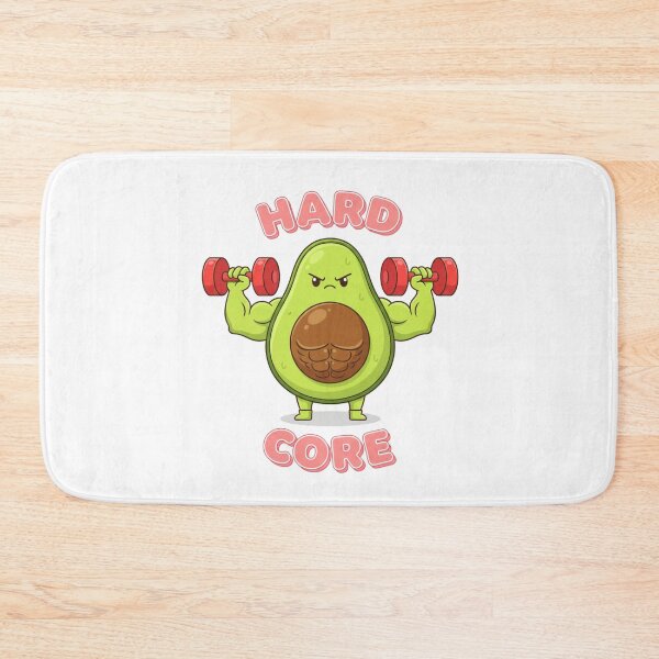 Item preview, Hard Core Avocado New Year Workout Humor designed and sold by chattsuede.