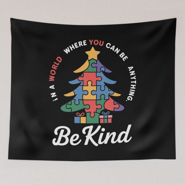 Item preview, Autism Awareness Christmas Be Kind Kindness Xmas designed and sold by SIGORDESIGN.