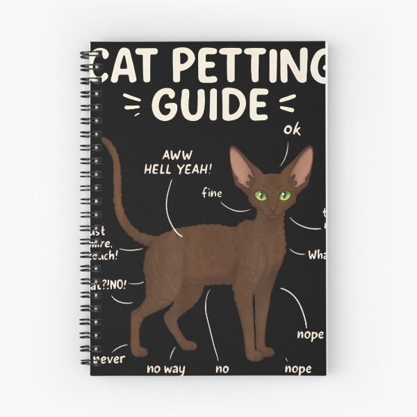 Item preview, Devon Rex Cat Petting Guide Funny Cat Lover designed and sold by VivanLaurel.