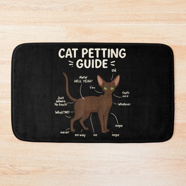 Item preview, Devon Rex Cat Petting Guide Funny Cat Lover designed and sold by VivanLaurel.