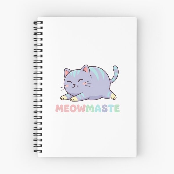 Item preview, Meowmaste New Year Stretching Cat Yoga Pun designed and sold by chattsuede.