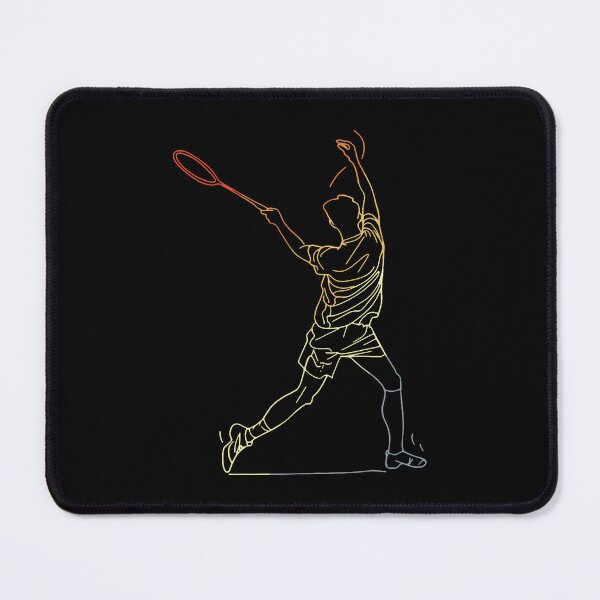 Item preview, Badminton Linie Art Indoor Sports designed and sold by SheilaAnjelica.