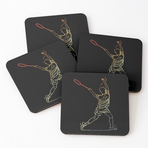 Item preview, Badminton Linie Art Indoor Sports designed and sold by SheilaAnjelica.