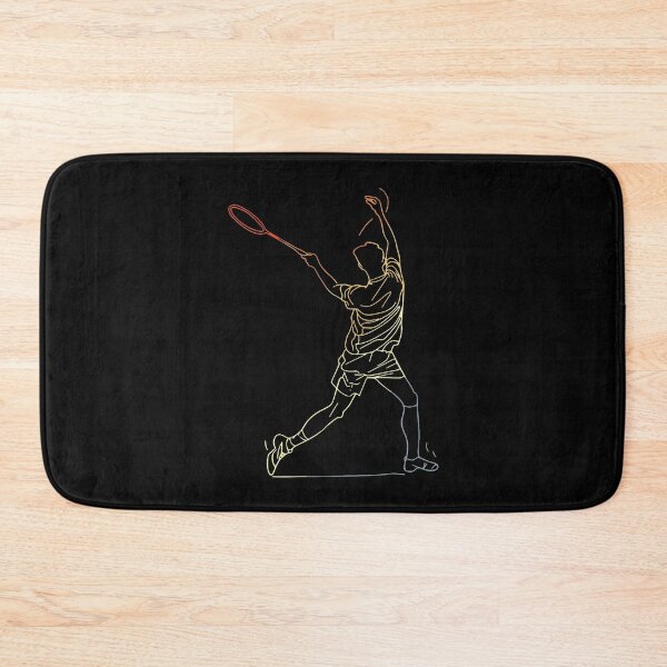 Item preview, Badminton Linie Art Indoor Sports designed and sold by SheilaAnjelica.