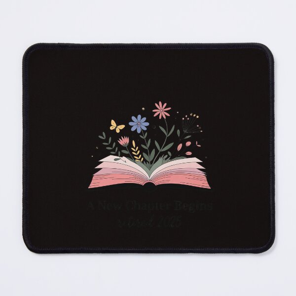 Item preview, floral book a new chapter begins retired retirement teacher designed and sold by RatCurry.