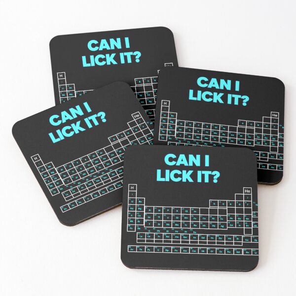 Item preview, Can I lick it? Neon Periodic Table Poster — Funny Science Glow Art designed and sold by loccotown168.