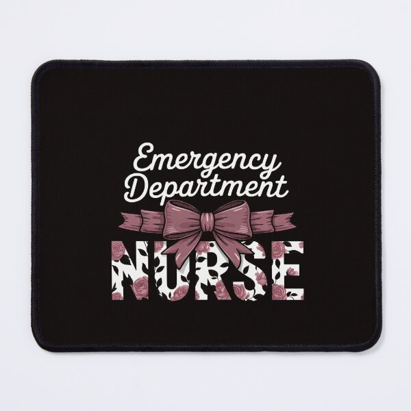 Item preview, Emergency Department Nurse Coquette Bow ER Emergency Room designed and sold by RatCurry.