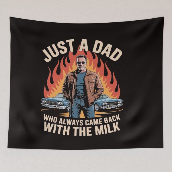 Item preview, Father's Day Just A Dad Who Always Came Back With The Milk designed and sold by RatCurry.
