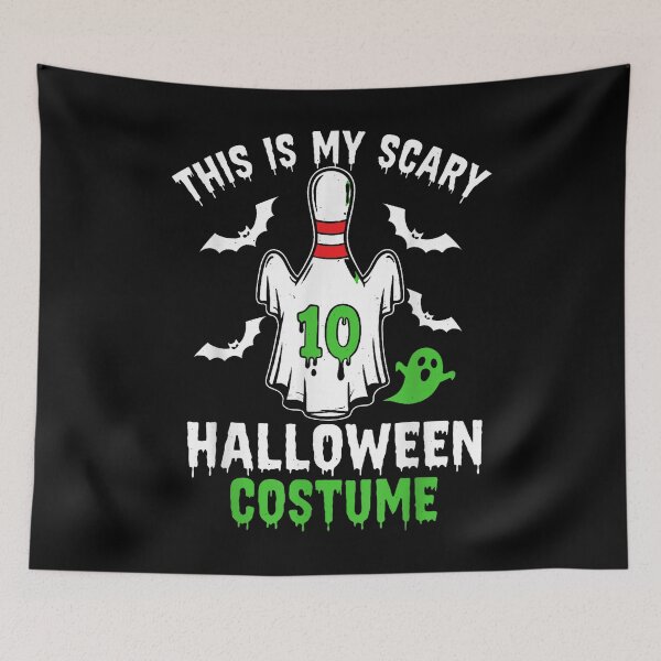 Item preview, Scary Bowling Pin Ghost - Spooky Halloween designed and sold by Puring1899.
