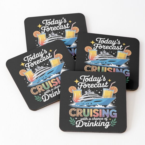 Item preview, Funny Today's Forecast Cruising with A Chance of Drinking designed and sold by Sandrhaus.
