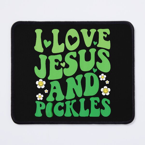 Item preview, I Love Jesus And Pickles Funny Jesus And Pickles Big Dill designed and sold by CeliaApril.