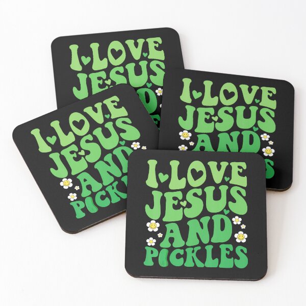 Item preview, I Love Jesus And Pickles Funny Jesus And Pickles Big Dill designed and sold by CeliaApril.