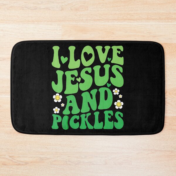 Item preview, I Love Jesus And Pickles Funny Jesus And Pickles Big Dill designed and sold by CeliaApril.