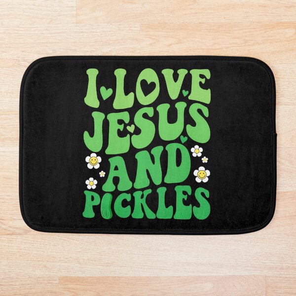 Item preview, Amo a Jesús y a los pepinillos Jesús y pepinillos divertidos Big Dill designed and sold by CeliaApril.
