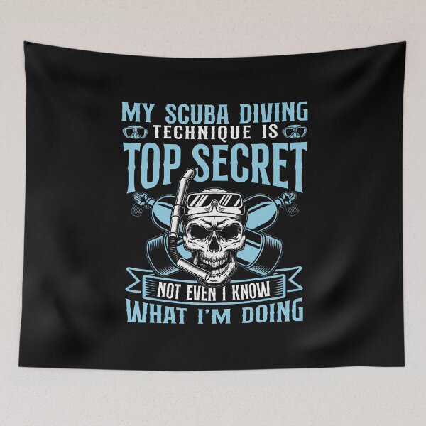 Item preview, diving technique, top secret, diver life, underwater adventures, ocean explorer, sea exploration, diving passion, deep water, adventure lover, aquatic excitement, diver designed and sold by DanielleTonia.