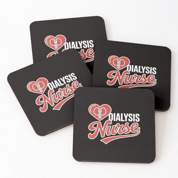 Item preview, Dialysis Nurse Gifts for Technician Heart Nephrology Nursing designed and sold by RatCurry.