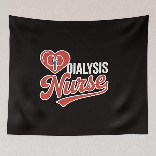 Item preview, Dialysis Nurse Gifts for Technician Heart Nephrology Nursing designed and sold by RatCurry.