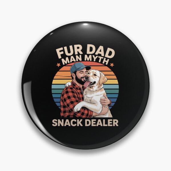 Artikelvorschau, Fellpapa Mann Mythos Snackhändler Pfote Katze Hund Vatertag entworfen und verkauft von Sandrhaus.