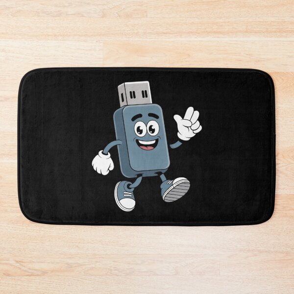 Item preview, Funny USB Face with Shoes for Tech Lovers designed and sold by Sandrhaus.