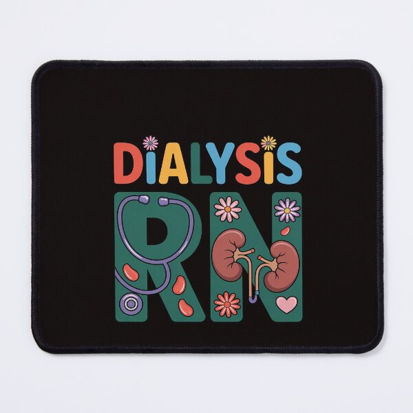Item preview, Dialysis Crew Stethoscope Heart Kidney Nephrology Technician designed and sold by RatCurry.