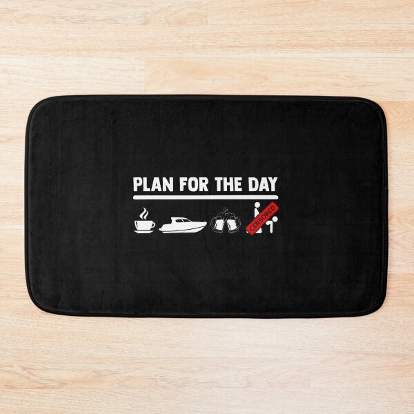 Item preview, Plan Day Drinking Coffee Boating Boat Lover designed and sold by BeverlyBrenda.