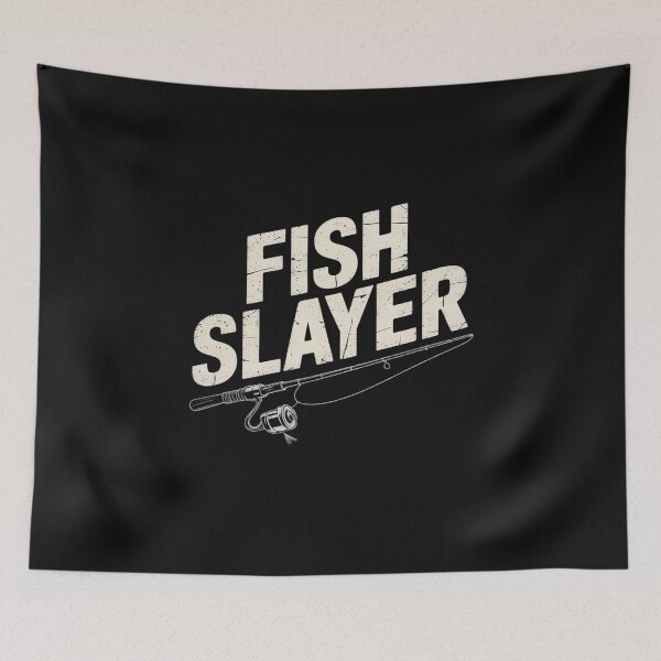 Item preview, Fish Slayer Fishing Rod Dad Fisherman Cool Fathers Day designed and sold by JessicaWalshdf.