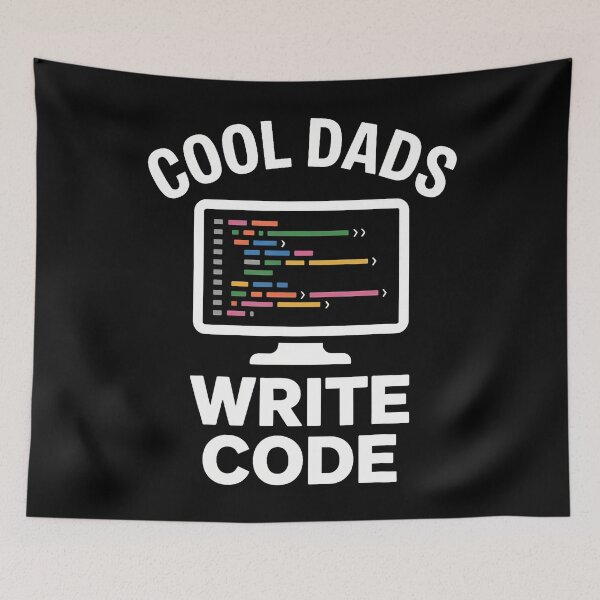 Item preview, Cool Dads Write Code Funny Programmer designed and sold by CeliaApril.