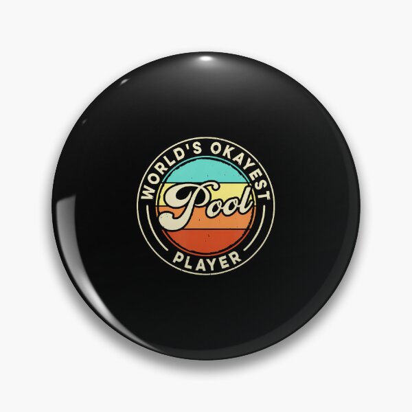 Item preview, Funny Billiards World'S Okayest Pool Player Retro Style designed and sold by TashiaJerrie.