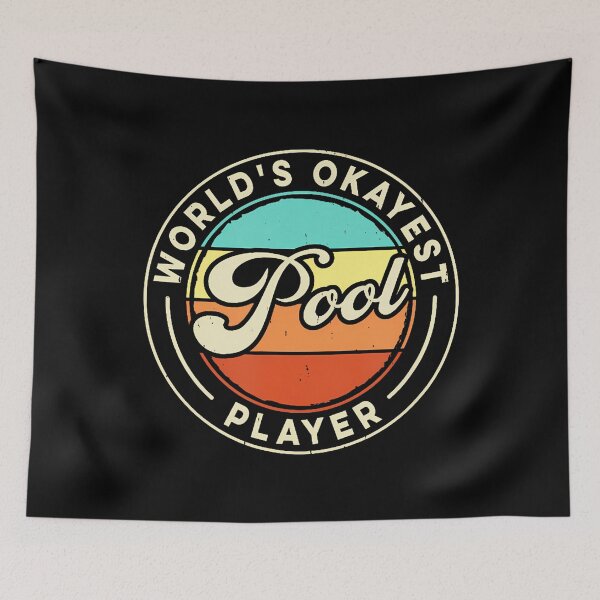 Item preview, Funny Billiards World'S Okayest Pool Player Retro Style designed and sold by TashiaJerrie.